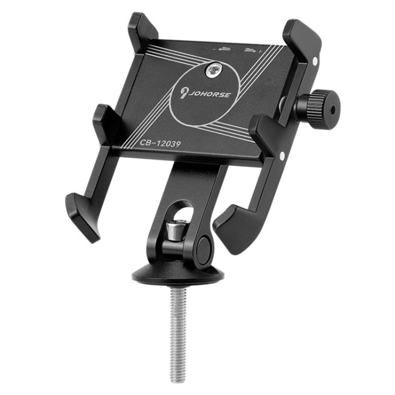Bicycle Shockproof Mobile Phone Holder Motorcycle Riding Equipment (Stem Black)
