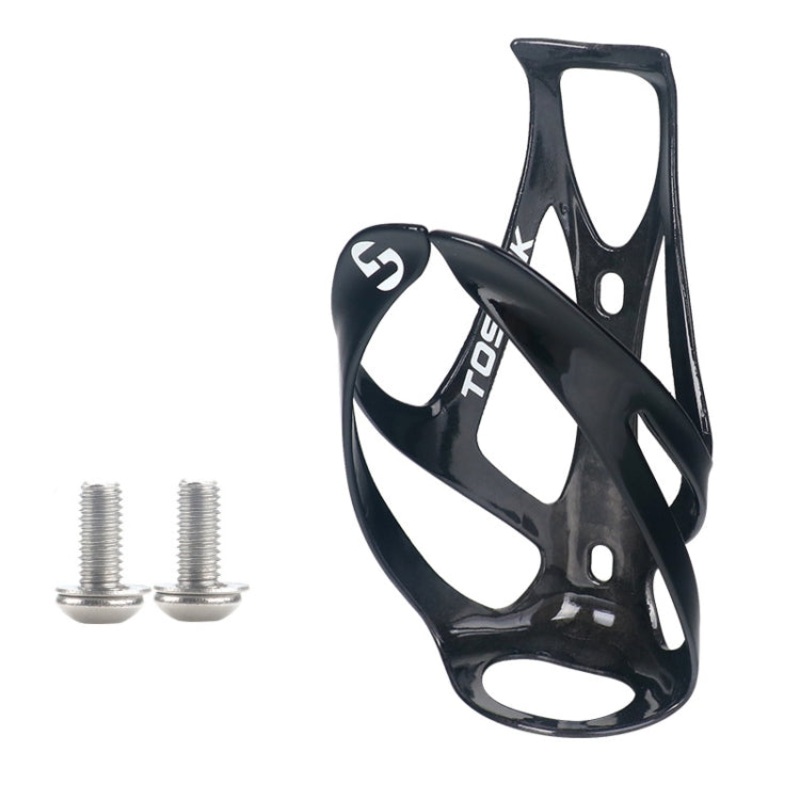 Carbon Fiber Outdoor Cycling Water Bottle Cage (Black Glossy)