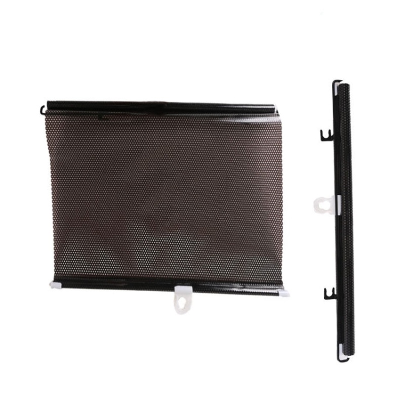 Electric Bike Telescopic Sunshade Rain Shield Motorcycle Rain Cover Black (58 x 125cm)