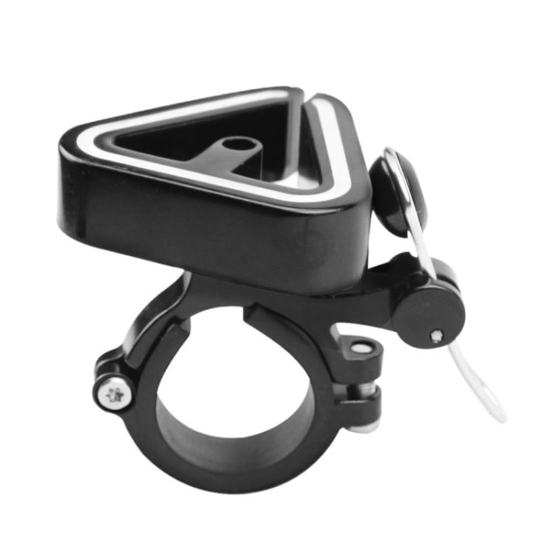 Mountain Bike Bell Universal Triangle Copper Bell (Black Clip Ring)
