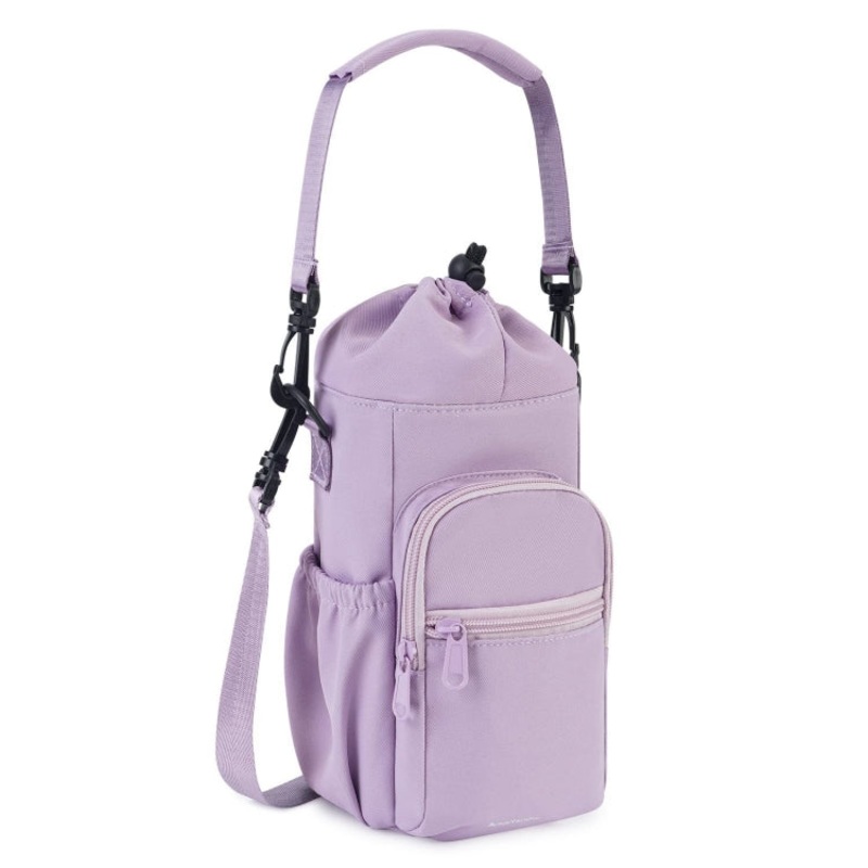 Water Bottle Holder Cross Body Sling Bag For 40oz Cup (Purple)