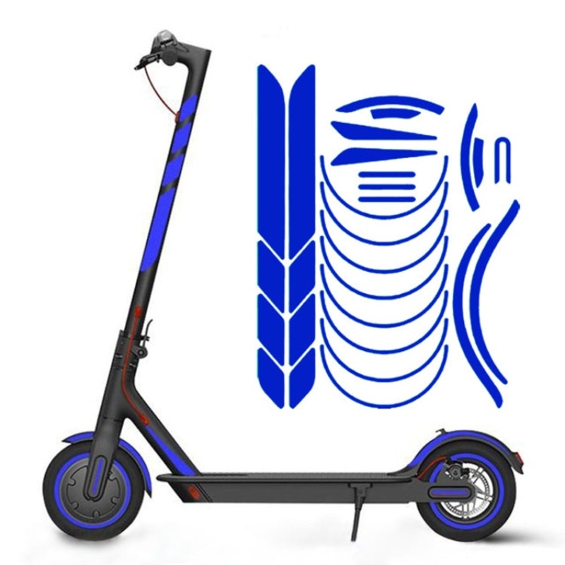 For Xiaomi Mijia M365/1S/Pro Scooter Waterproof Reflective Sticker(Random Color Delivery)