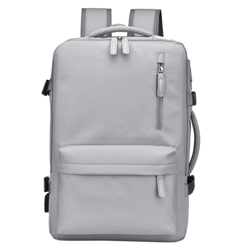 Large Capacity Multifunctional Casual Backpack Portable Travel Commuter Backpack (Grey)