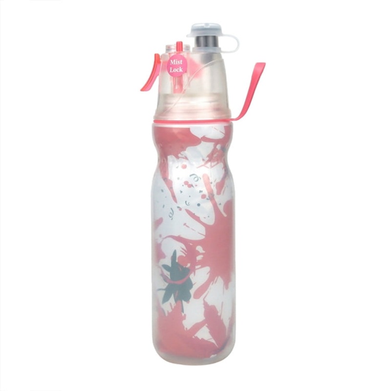Summer Outdoor Sports Training Spray Cooling Water Cup 590ml (Splash Ink)