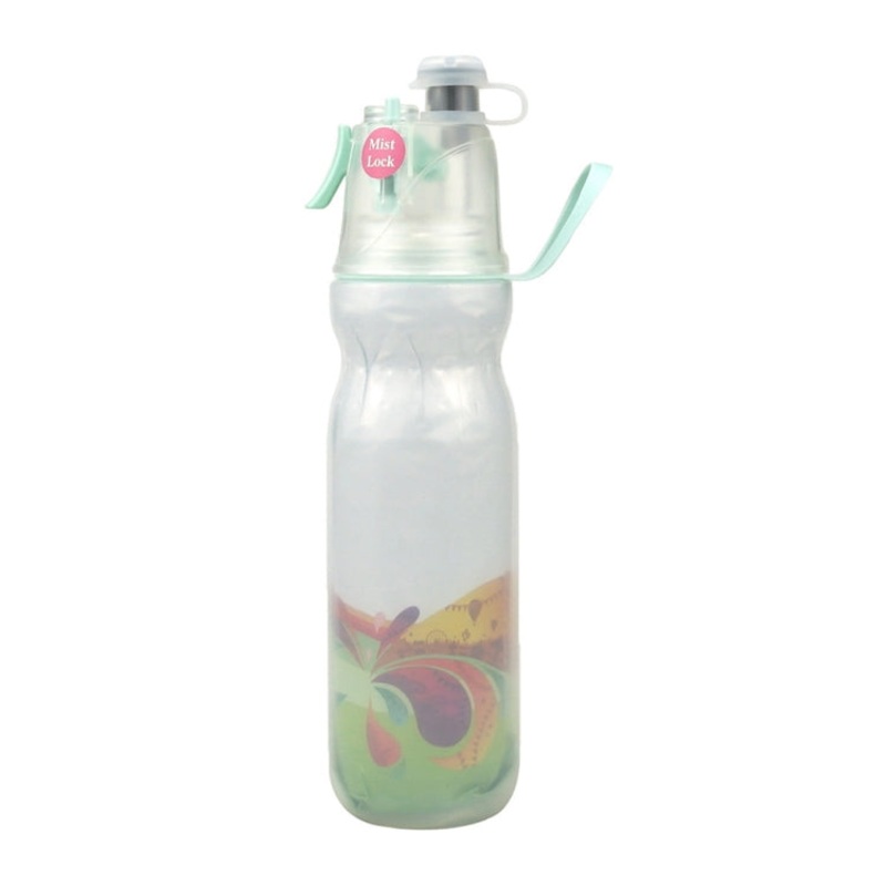 Summer Outdoor Sports Training Spray Cooling Water Cup (Colorful 3-layers) 470ml