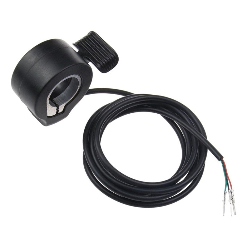 Universal Electrical Scooter Throttle Thumb Accelerator Hall Sensor Acceleration Thumb Dial(Black)
