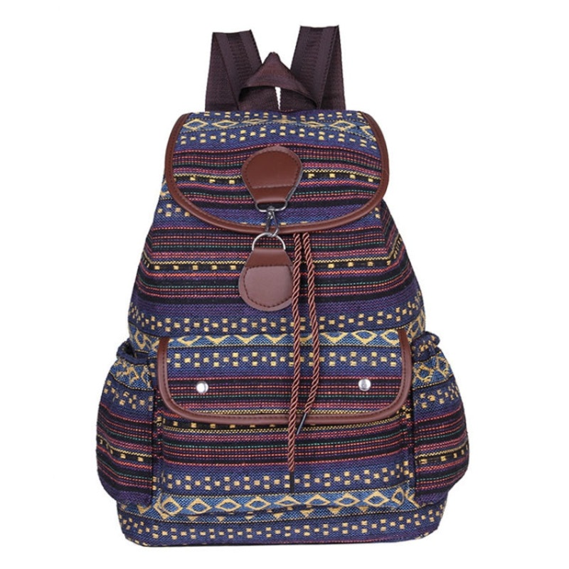 Women Shoulder Bag Outdoor Travel Casual Backpack Students Schoolbag Blue (Bagpack)