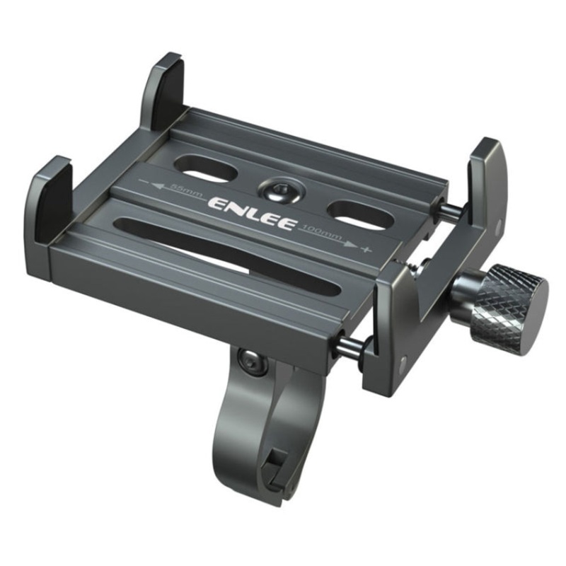 Aluminum Alloy Phone Holder Bicycle Navigation Mount (Titanium)