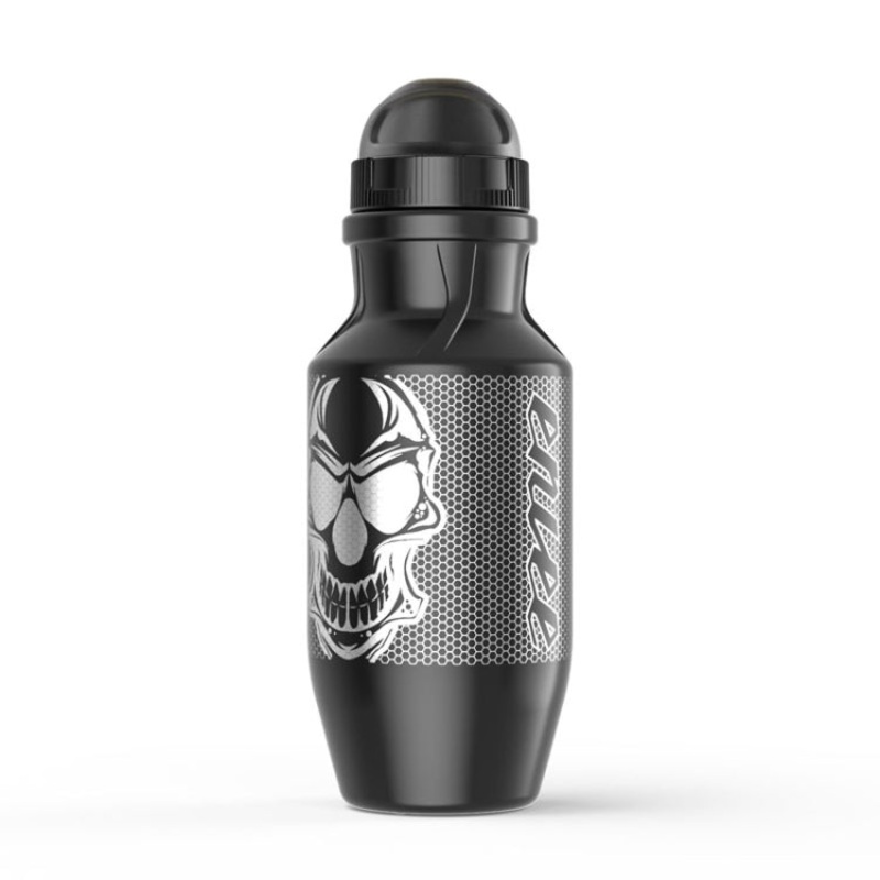 Bicycle Water Cup Squeeze Fitness Sports Bottle with Dust Cap 550ml (Black)