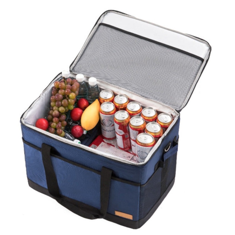 Large Outdoor Portable Waterproof Food Ice Pack Storage Bag Foldable Car Refrigerator Insulation Box (Capacity: 68L)