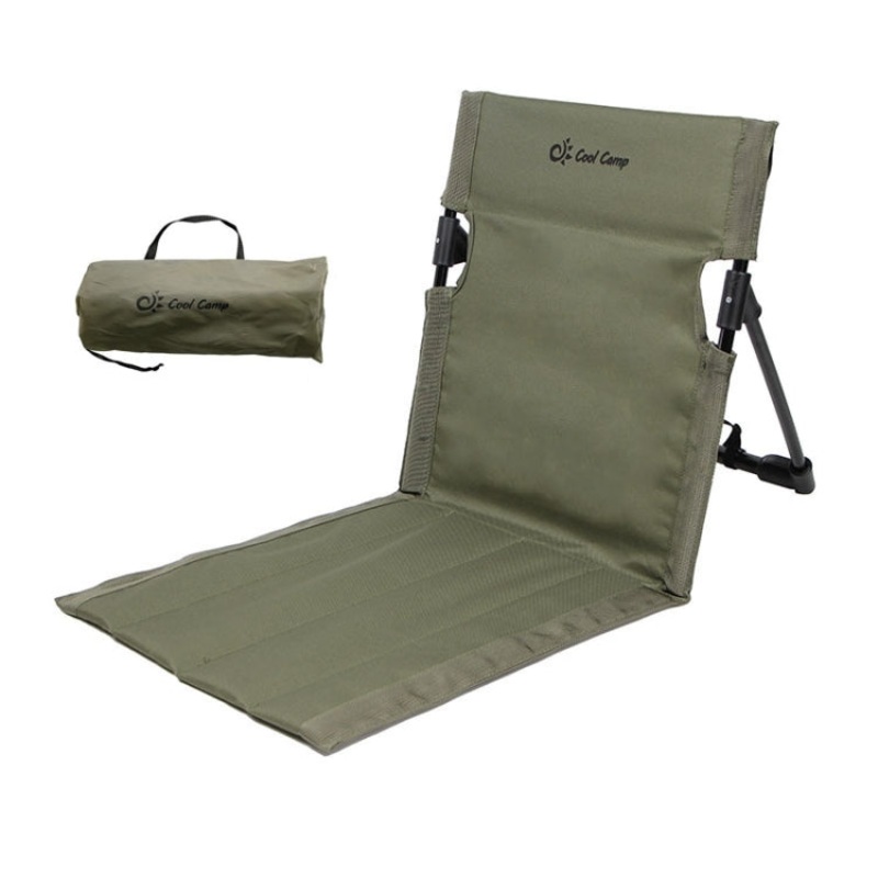 Outdoor Camping Aluminum Folding Beach Chair Park Wild Leisure Chair (Army Green)