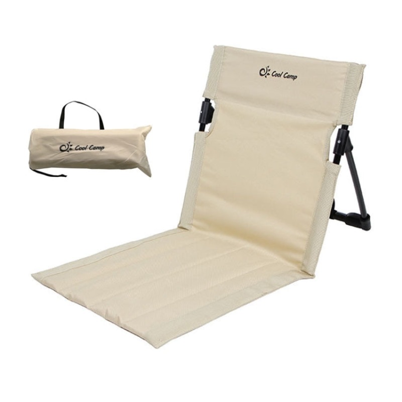 Outdoor Camping Folding Beach Chair Park Wild Leisure Chair (Khaki)