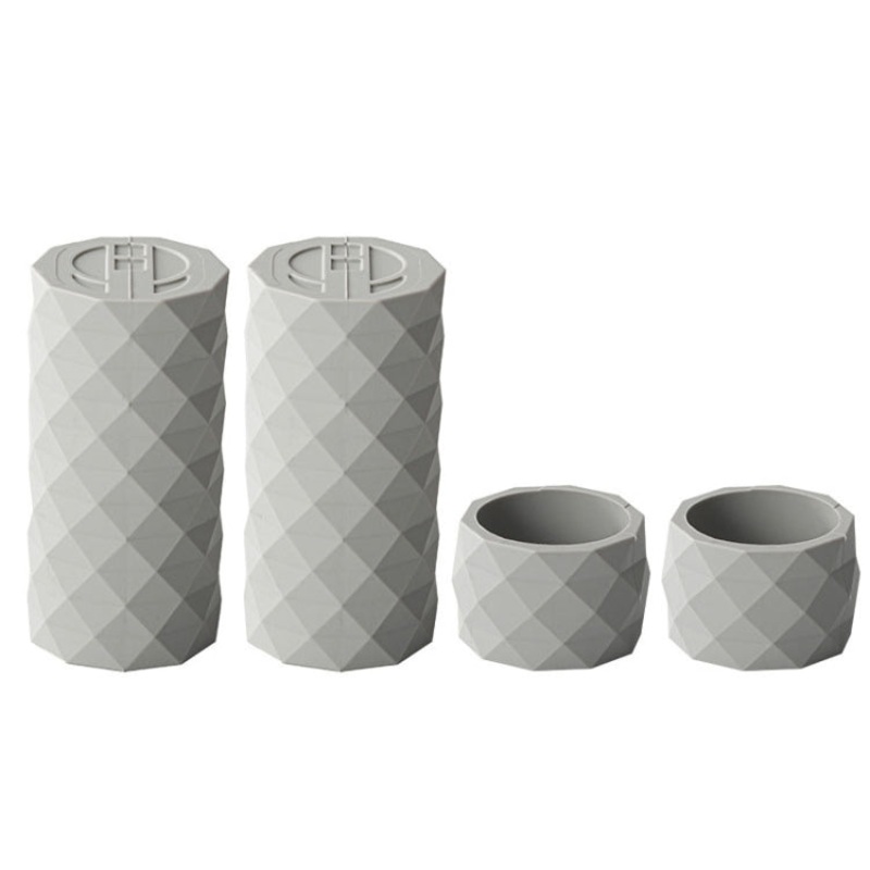 Road Bike Handlebar Strap Holder Bicycle Non-Slip Lever Fixing Ring Gray (4pcs Set)