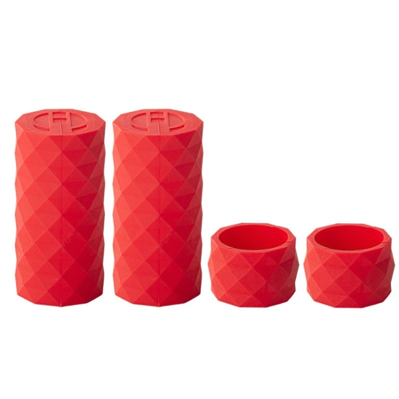 Road Bike Handlebar Strap Holder Bicycle Non-Slip Lever Fixing Ring (Red)