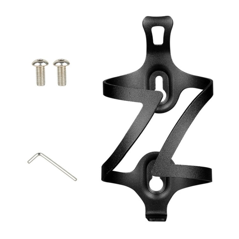 Aluminum Alloy Bike Cup Holder Cages Water Bottle Bracket (Black)