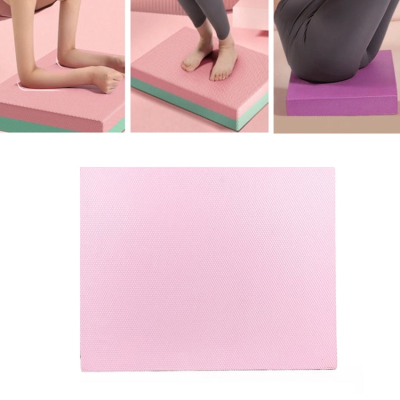 Balance Mat Sports Kneeling Mat Fitness Flat Support Mat 40x50x6cm (Millennium Pink)