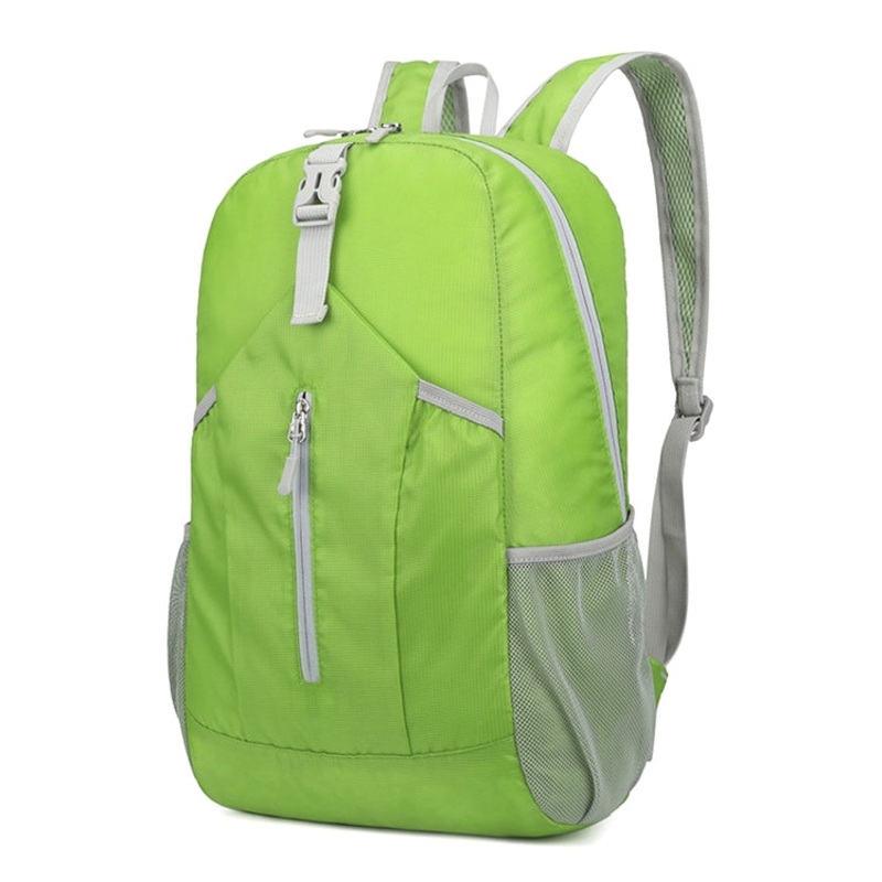 Hiking Portable Foldable Backpack Large Capacity Shoulders Bag (Green)