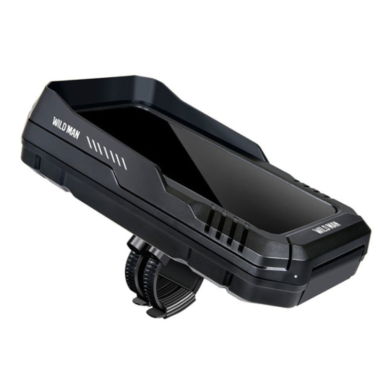 Wild Man Bicycle Waterproof Case Handlebar Phone Holder (Black)