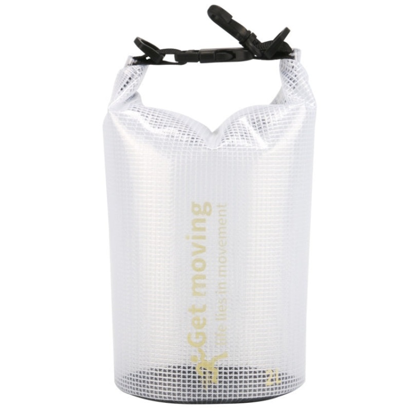 2L Transparent Waterproof Bag for Beach Rafting Swimming (Without Strap)