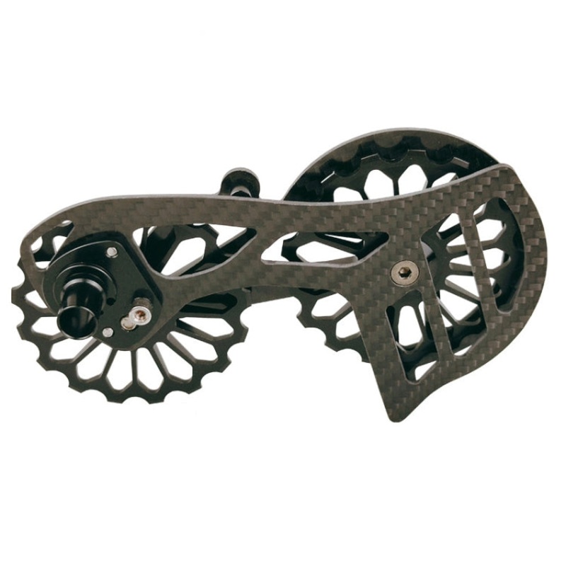 Carbon Fiber Guide Wheel For Road Bike Bicycle Bearing Rear Derailleur Guide Wheel Parts, Model Number: SD2 Black