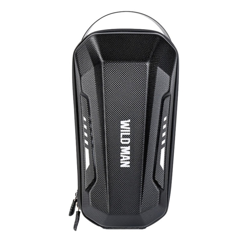 WILD MAN Scooter EVA Hard Shell Front Bag Folding Bicycle Quick Release Hanging Bag, Size: 2L(Black)