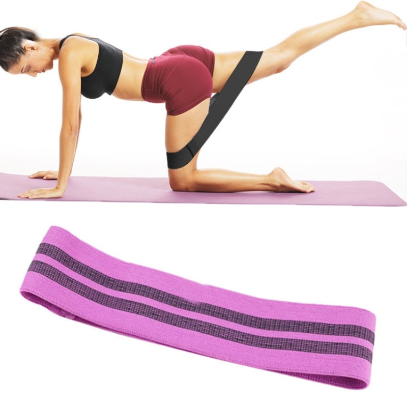 Butt Lift Squat Resistance Band Fitness Hip Elastic Band (Purple)