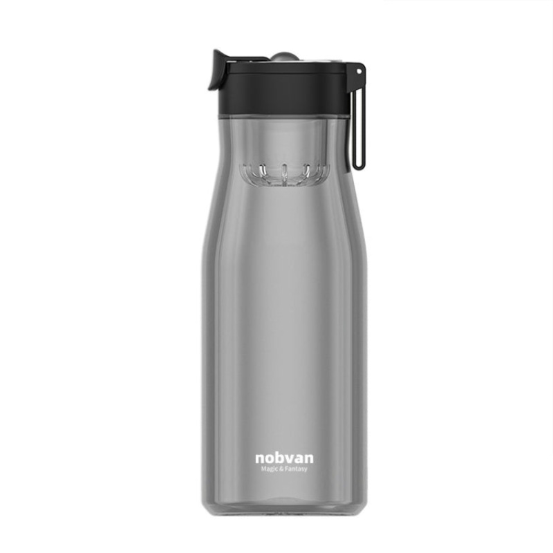 Large Capacity Magnetic Tea Infuser Sports Cup (Gray 1000ml)