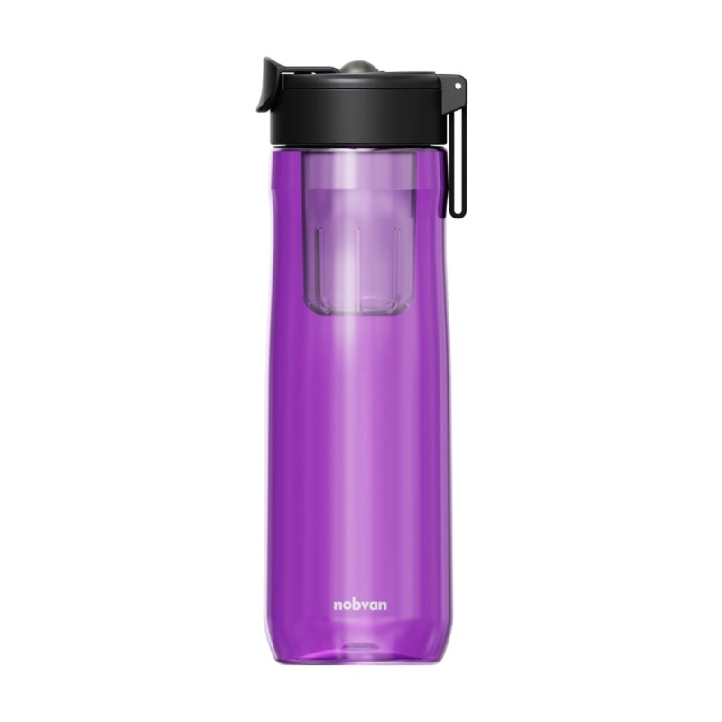 Magic Ball Magnetic Bomb Tea Warehouse Tritan Large Capacity Sports Cup (Purple, 800ml)