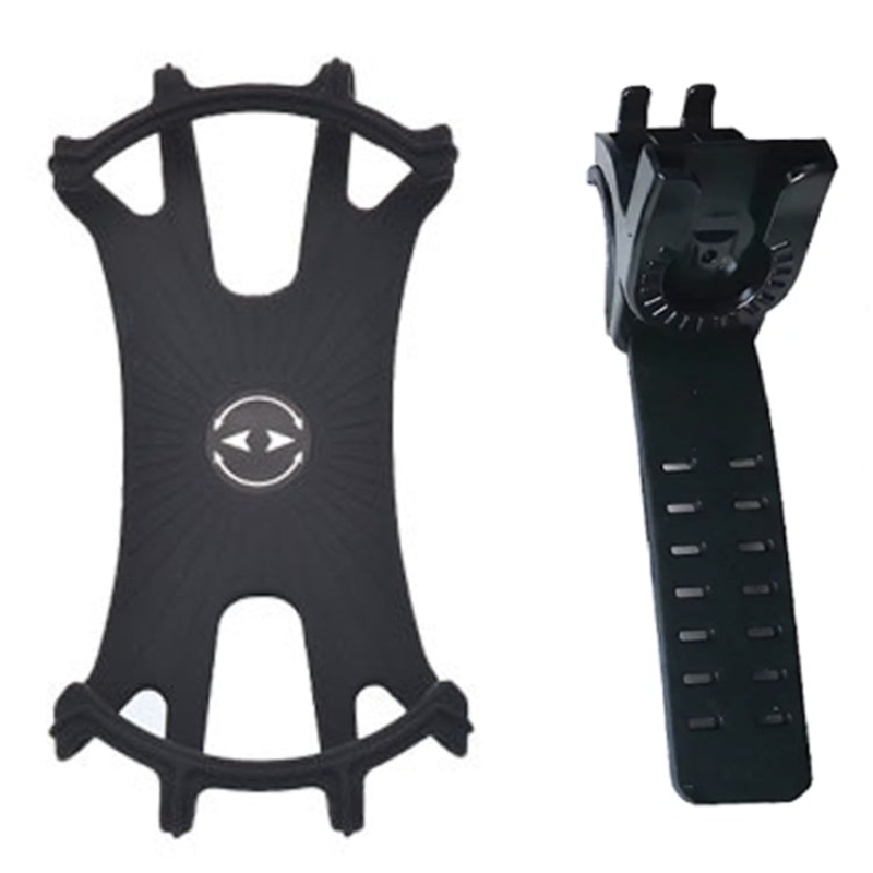 Removable Bicycle Cell Phone Holder for 4.5-7 Inch Phones (Eight Claws Black)