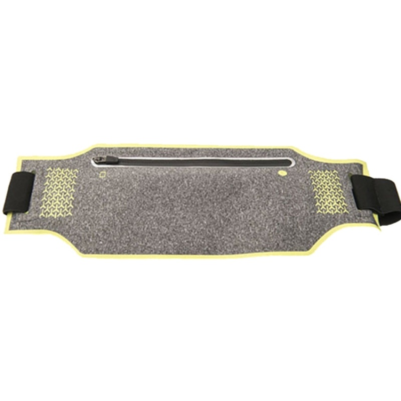 Ultra-Thin Waterproof Waist Pack Lightweight Storage Sports Belt (Light Green)