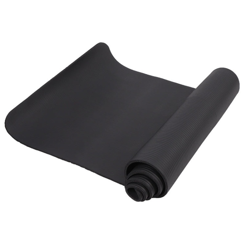 Widened and Thickened Non-slip NBR Yoga Mat (Black) 187 x 62.5 x 0.8cm