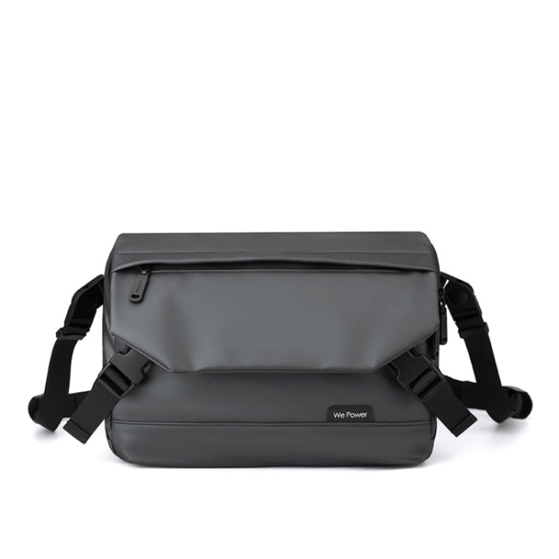 Men Casual Holding Messenger Bags Grey (One size)
