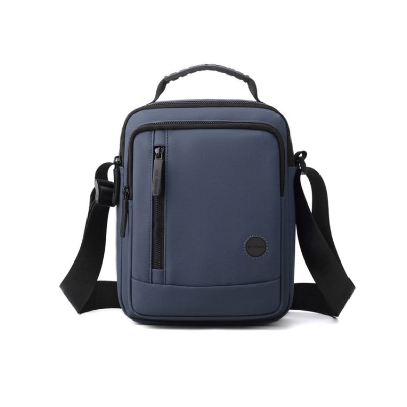 Men Casual Shoulder Holding Messenger Bag Small Blue (Blue, S)