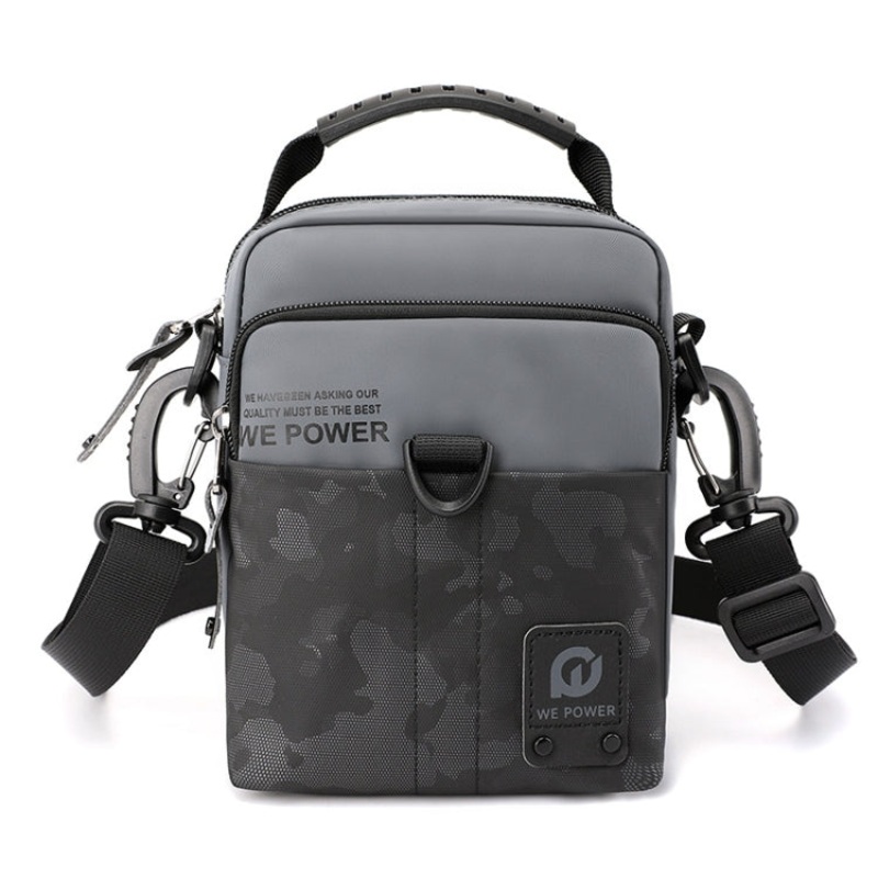 Men Light Sports Shoulder Small Bags Grey (Light Sports Shoulder Small Bags)(Grey)