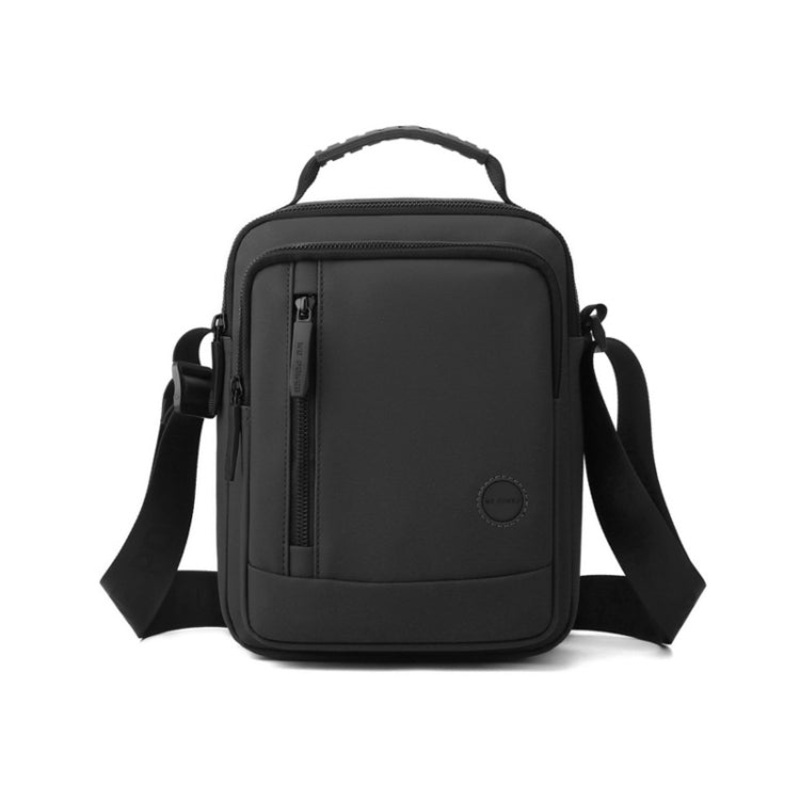 Men Shoulder Casual Holding Messenger Bags Small Black (Black)