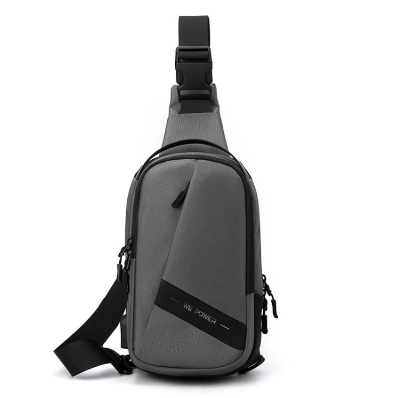 Wepower Chest Bag Messenger Grey (Oxford Cloth Shoulder)