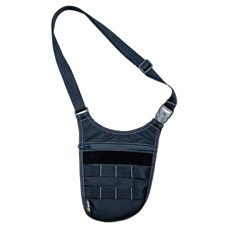 Armpit Invisible Shoulder Messenger Bag Personal Anti-theft Wallet Black (one size)