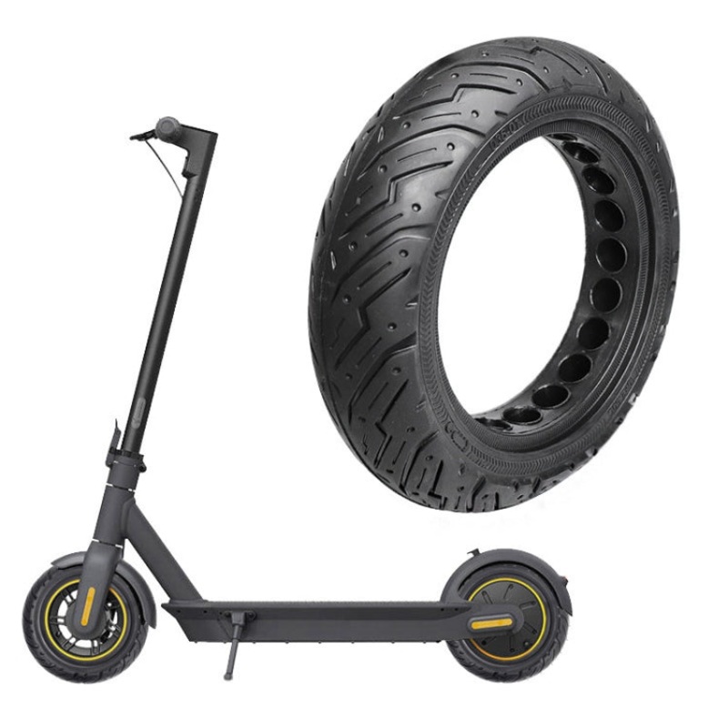 For Ninebot Max G30 Scooter 10 x 2.5 inch Solid Honeycomb Explosion-proof Tire(Black)