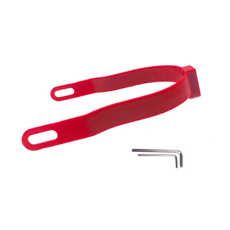 For Xiaomi Mijia M365 Scooter Bracket Accessories Rear Fender Shock Absorbing Bracket(Red)