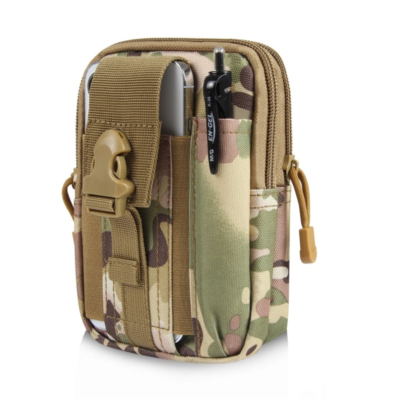 Hiking Waist Bag Outdoor Sport Motorcycle Phone Pouch (CP Camouflage)