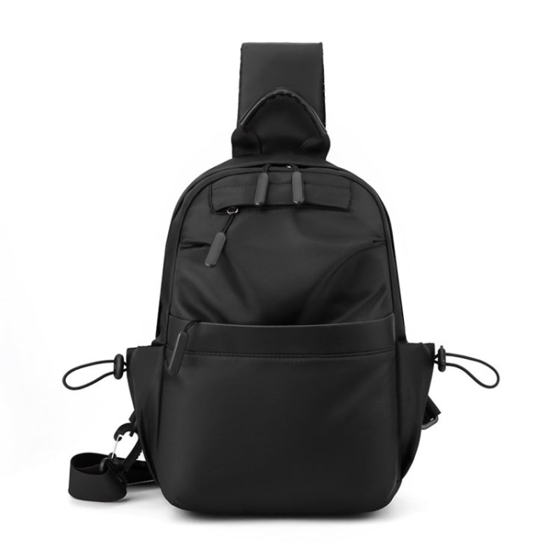 Large Capacity Black Men Messenger Sports Chest Bag (green)