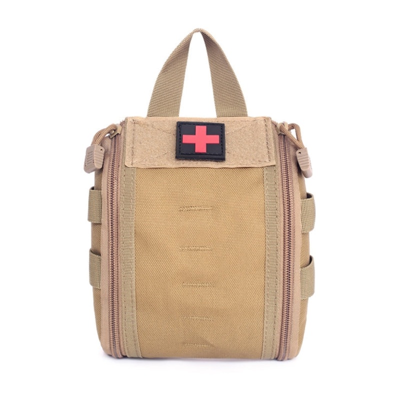 Mini Multifunctional Outdoor Medical Waist Bag (Mud Color)