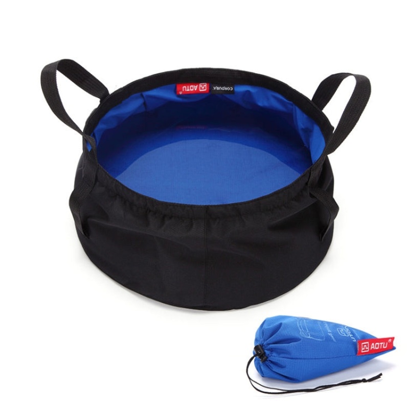 Portable Travel Laundry Wash Basin (Blue)