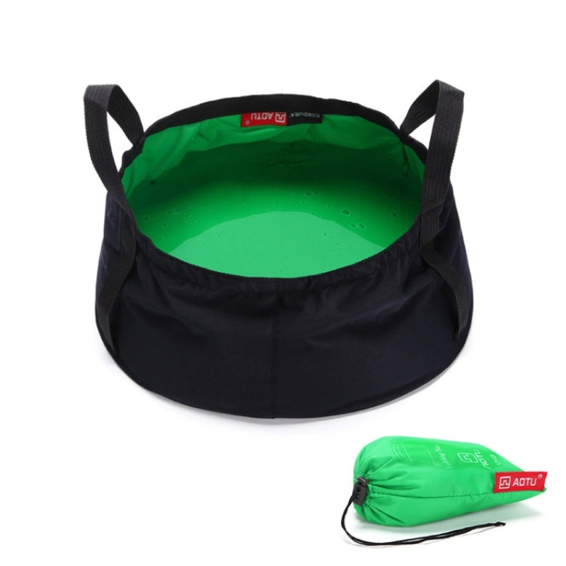 Portable Travel Laundry Wash Basin (Green)