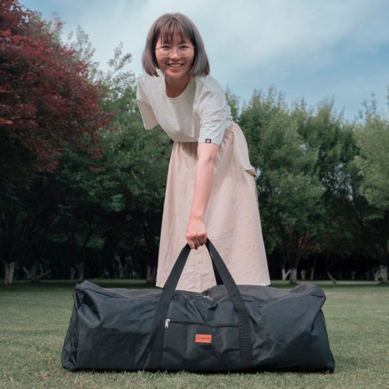 Waterproof Outdoor Camping Tent Folding Table and Chair Storage Bag, 100L Capacity (black)