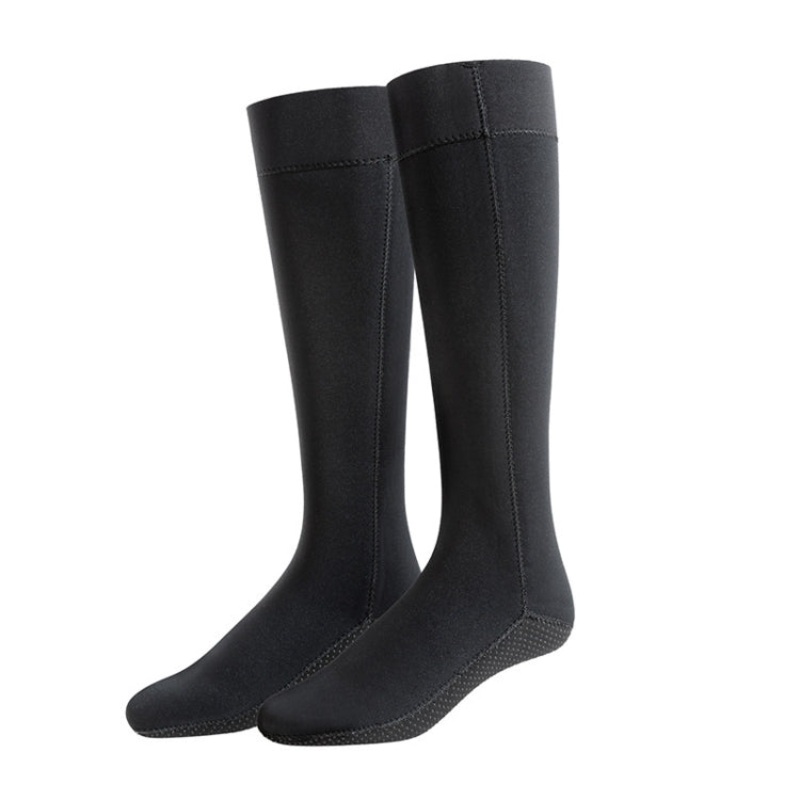 3mm Diving Socks Swimming Warm Deep Diving Waterproof Long Tube Beach Socks, Size: L