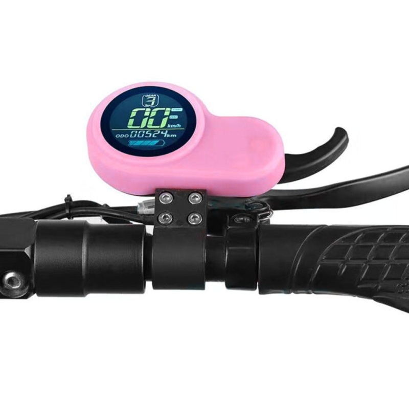 For KUGOO M4 Pro Electric Scooter Instrument Cover Display Silicone Case(Pink)