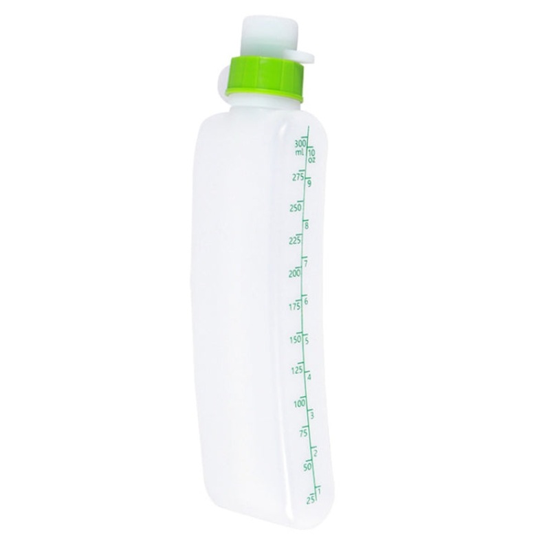Sports Portable Kettle Running Curved Water Bottle Fitness Flat Kettle Marathon Large Capacity (White)