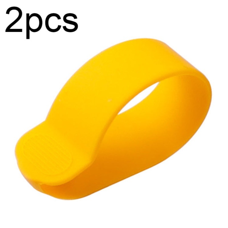 X0211 2pcs Scooter Accelerator Dial Silicone Case Dial Cover For Xiaomi M365/1S/Pro/MAX G30/ES2(Yellow)