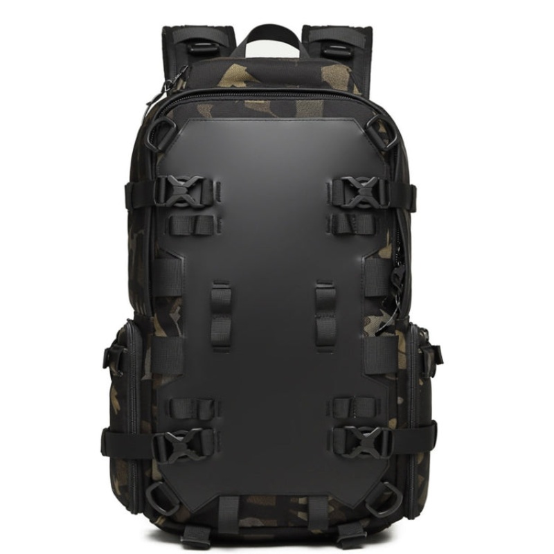 Sports Helmet Backpack Breathable Waterproof Wear-resistant Camouflage Men Backpack (One Size)